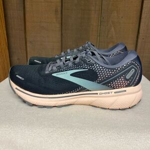 Brooks Womens Ghost 14 Athletic Running Shoes Sneakers Black1203561B026 SZ 8.5B